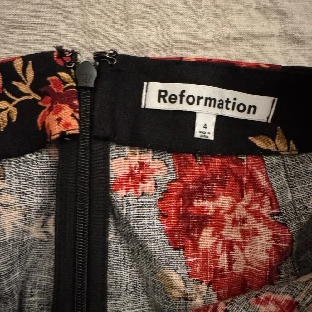 Reformation Vancouver Linen Two Piece Admire - Size 4